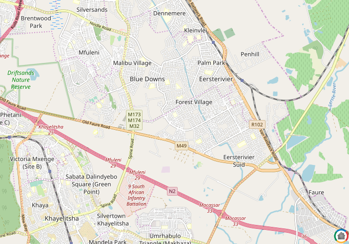 Map location of Forest Village
